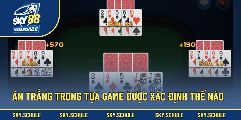 Ăn trắng trong tựa game được xác định thế nào Ăn trắng trong tựa game được xác định thế nào