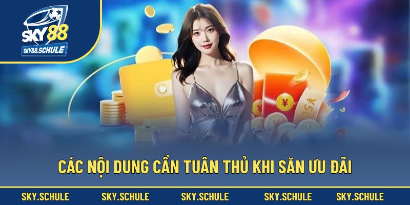 Các nội dung cần tuân thủ khi săn ưu đãi Các nội dung cần tuân thủ khi săn ưu đãi