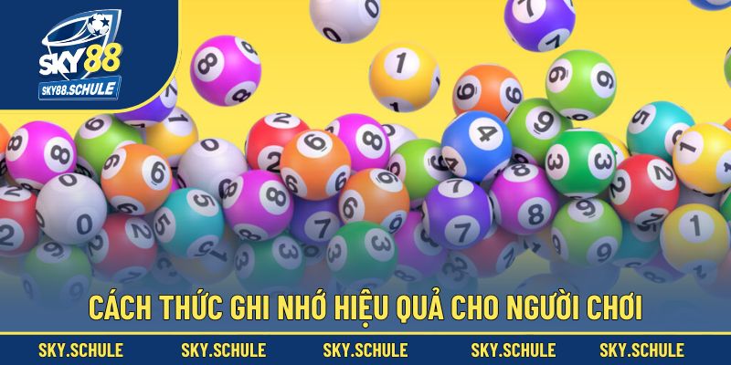 Cách thức ghi nhớ hiệu quả cho người chơi