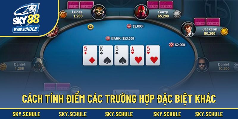 Tổng hợp cách tính điểm Xì Dách đặc biệt khác