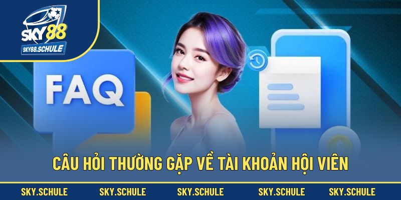 Câu hỏi thường gặp về tài khoản hội viên Câu hỏi thường gặp về tài khoản hội viên