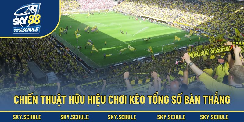 Các chiến thuật hữu hiệu chơi kèo tổng số bàn thắng
