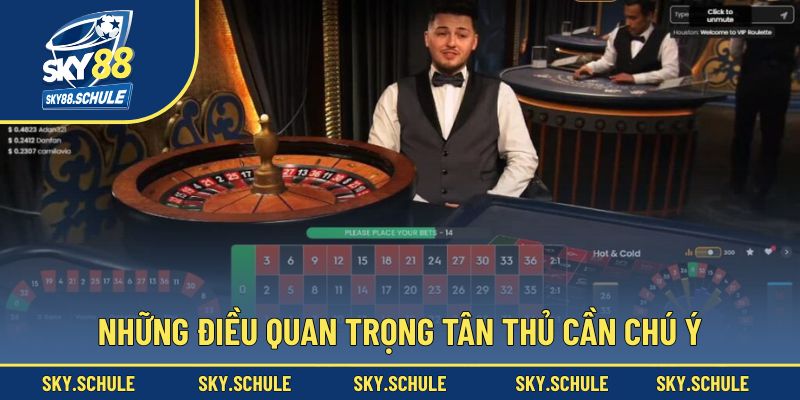 Cẩm nang tân thủ cần lưu ý khi chơi Roulette