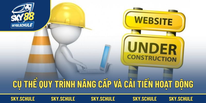 Cụ thể quy trình nâng cấp và cải tiến hoạt động