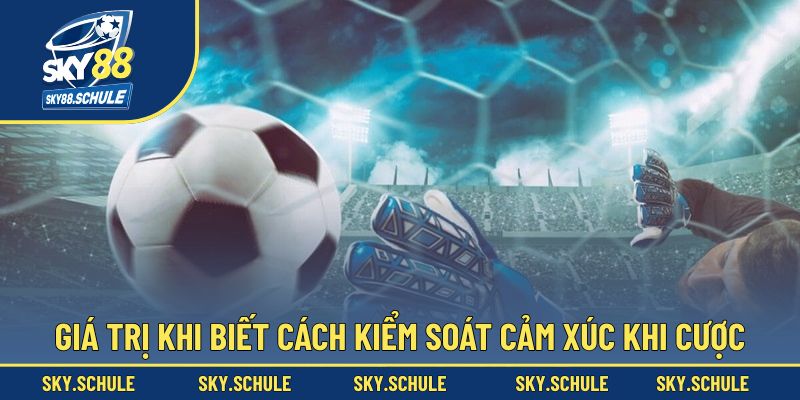 Giá trị khi biết cách kiểm soát cảm xúc khi cược Giá trị khi biết cách kiểm soát cảm xúc khi cược