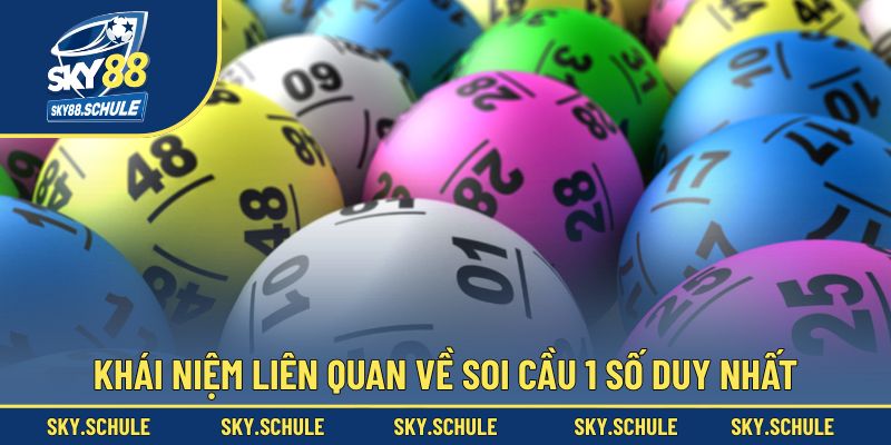 Định nghĩa các khái niệm liên quan về soi cầu 1 số duy nhất Định nghĩa các khái niệm liên quan về soi cầu 1 số duy nhất
