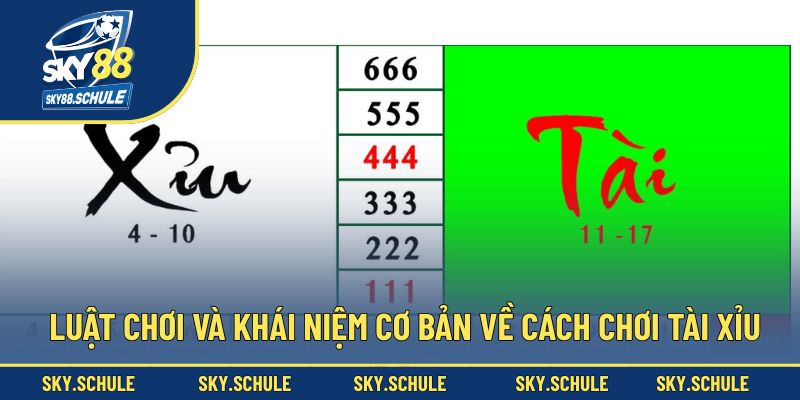 Luật chơi và khái niệm cơ bản về cách chơi tài xỉu Luật chơi và khái niệm cơ bản về cách chơi tài xỉu