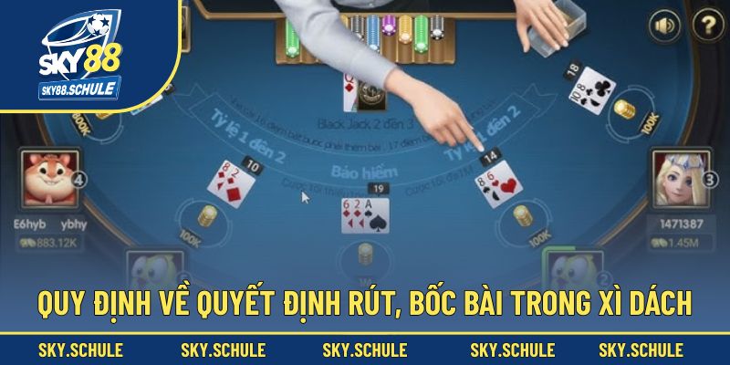 Chia sẻ luật rút, bốc bài trong trò chơi