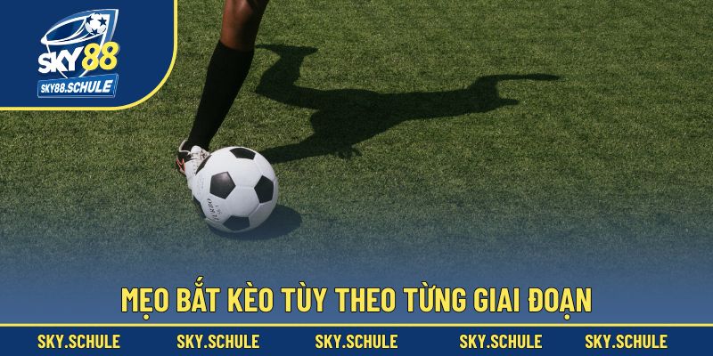 Mẹo bắt kèo tùy theo từng giai đoạn
