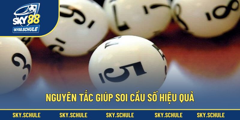 Nguyên tắc giúp soi cầu số hiệu quả