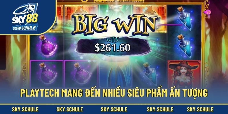 Playtech mang đến nhiều siêu phẩm ấn