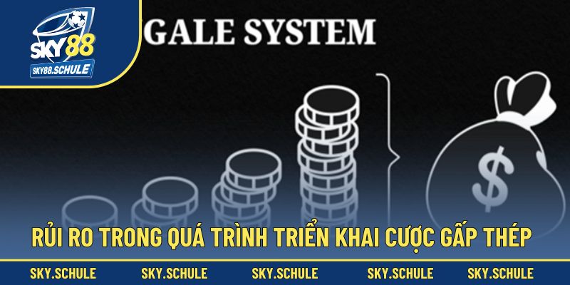 Rủi ro trong quá trình thực hiện cách cược Martingale