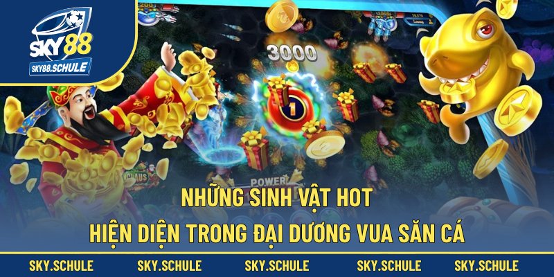 Những sinh vật hot hiện diện trong đại dương vua săn cá Những sinh vật hot hiện diện trong đại dương vua săn cá