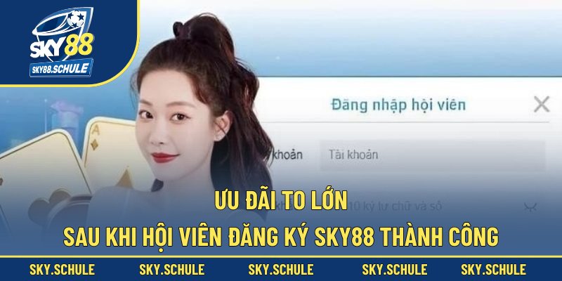 Ưu đãi to lớn sau khi hội viên đăng ký sky88 thành công