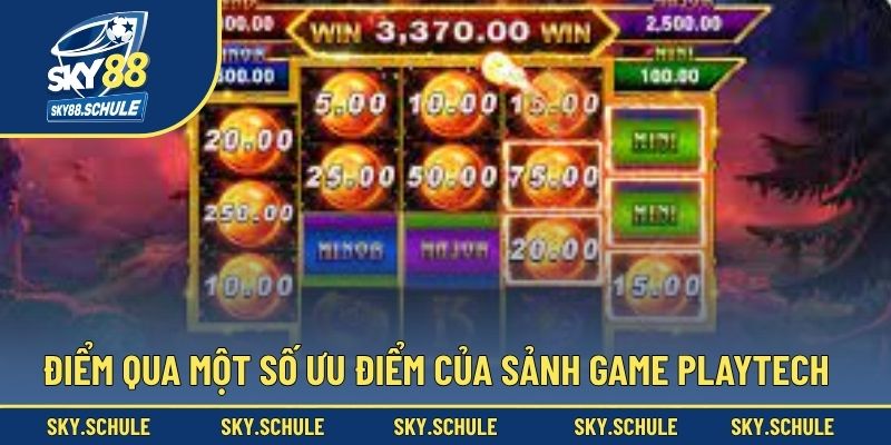 Điểm qua một số ưu điểm của sảnh game Playtech